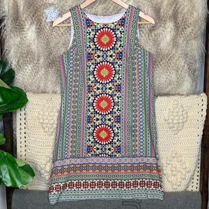 London Times Sleeveless Moroccan Dress
